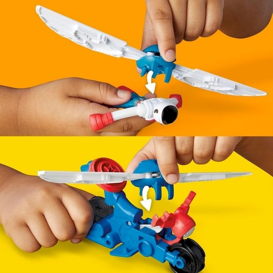 Hasbro Play-Doh Marvel Captain America Moto-Slicer (G0555) image 3