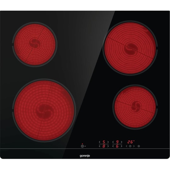GORENJE ECT601FMC 60 cm Μαύρο Εστία Κεραμική Αυτόνομη image 0