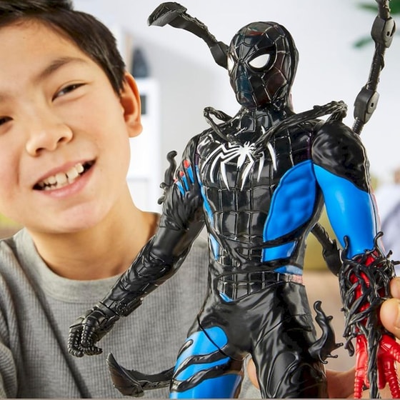 Hasbro Φιγούρα Marvel Spiderman Venomversus Liquid Shifter με Αξεσουάρ (27cm) image 7
