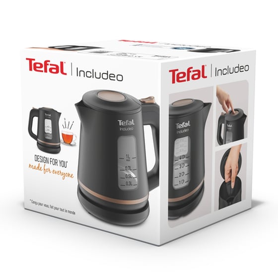 TEFAL INCLUDEO KI5338 1800 W 1 L Μαύρο Βραστήρας image 13