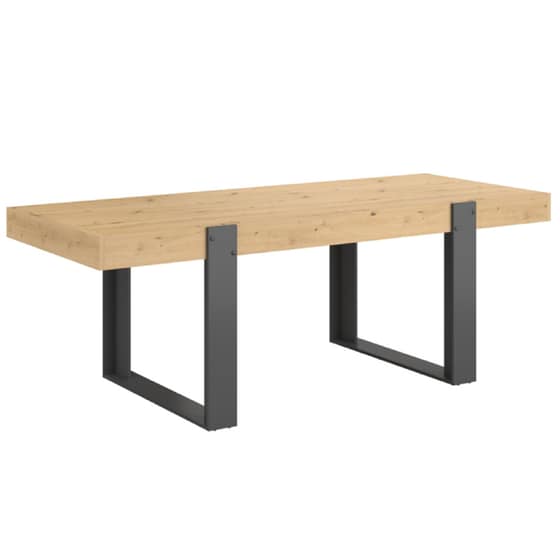 Τραπέζι Trade από Μοριοσανίδα 223.9x93x78.6cm - Φυσικό/Γκρι image 0