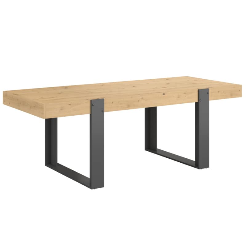 Τραπέζι Trade από Μοριοσανίδα 223.9x93x78.6cm – Φυσικό/Γκρι