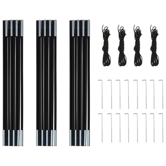 Σκηνή Τούνελ VidaXL για 4 Άτομα Καλοκαιρινή - Μπλε/Γαλάζιο image 6