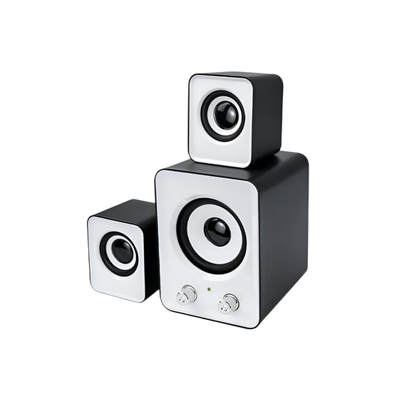 Ηχεία 2.1 Aria Trade ZS35B 11 W - Λευκά/Μαύρα image 1