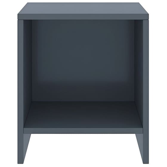 Κομοδίνο Vidaxl Από Μασίφ Ξύλο Πεύκου 2τμχ 35x30x40 cm - Ανοιχτό Γκρι image 1