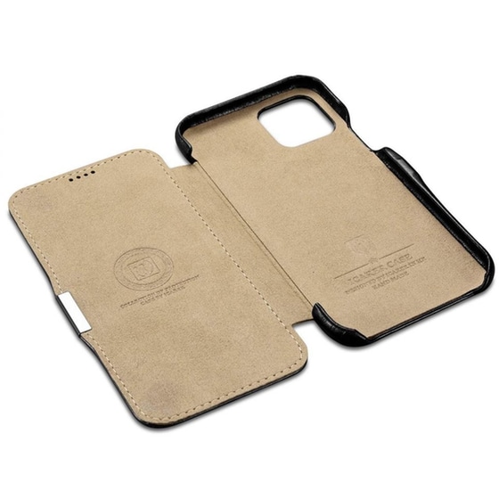 Θήκη Apple iPhone 11 Pro Max - Icarer Side-open Vintage Series - Black image 4