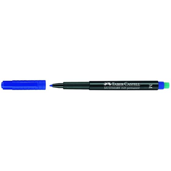 Μαρκαδόρος Γραφής Faber Castell Permanent Μπλε 0.6 mm image 0