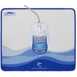 White Shark 6d Megalodon RGB Gaming Ενσύρματο Ποντίκι - Λευκό