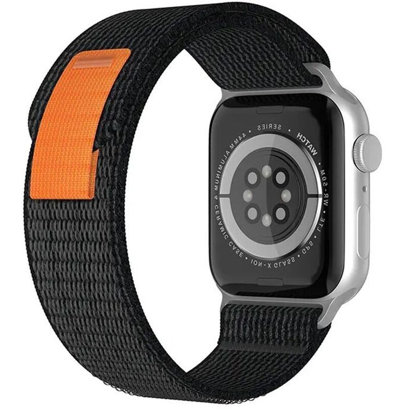 Λουράκι Sonique Nylon Loop Band για Apple Watch 42/44/45/49mm - Black