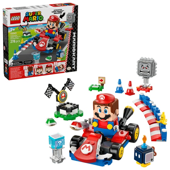 LEGO® Super Mario™ Mario Kart™ - Interactive LEGO® Mario™ & Standard Kart (72043) image 2