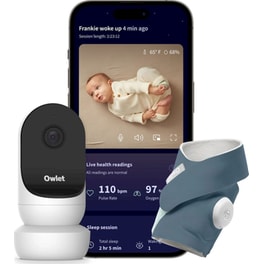 Σετ Baby Monitor Κάμερας & Ήχου Owlet Dream Duo Κάλτσα Owlet Dream (Μπλε) & Owlet Cam 2