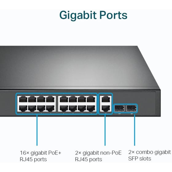 D-Link DGS-1008P Network Switch Unmanaged Gigabit Ethernet (1000 Mbps) 18-Port PoE Support image 3