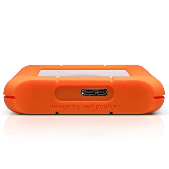 Εξωτερικός σκληρός δίσκος LaCie Rugged 2TB 2.5" USB 3.0 STFR2000400 Ασημί/Πορτοκαλί image 2