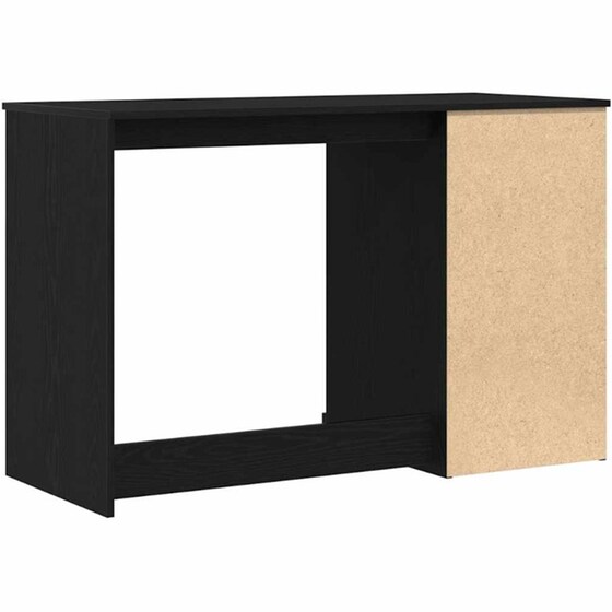 Γραφείο VidaXL από Επεξεργασμένο Ξύλο 50x115x75 cm - Μαύρη Οξιά image 4