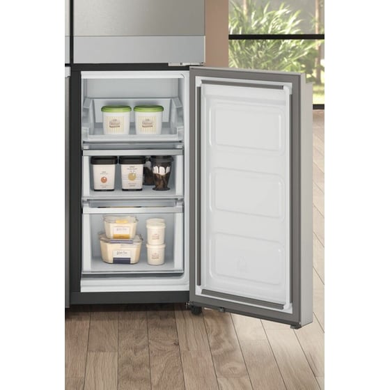 HOTPOINT HAQ9 E2L EF Total No Frost 631 Lt Ασημί Ψυγείο Ντουλάπα image 8