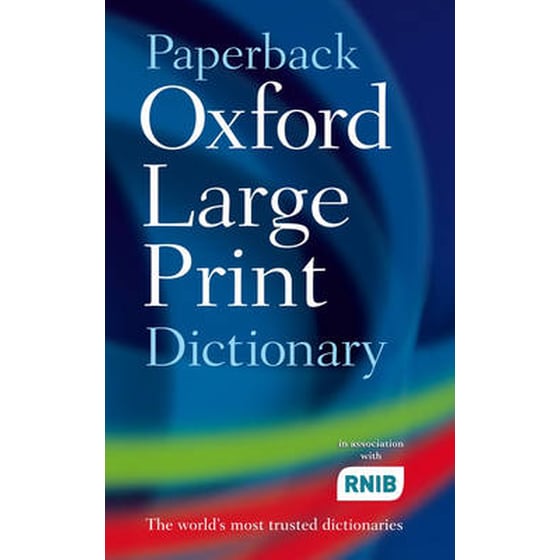 Paperback Oxford Large Print Dictionary image 0