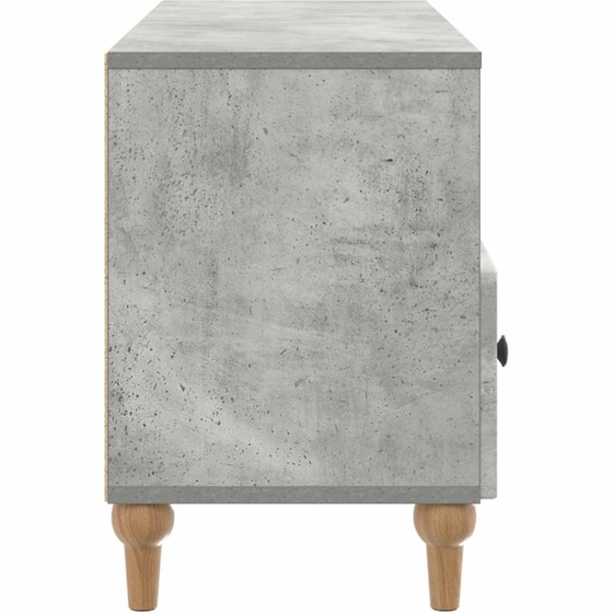 Έπιπλο Τηλεόρασης VidaXL 102x34.5x50 cm - Γκρι Σκυροδέματος image 4