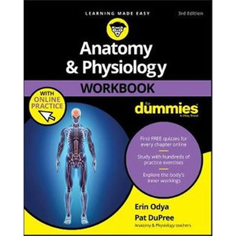 Anatomy Physiology Workbook For Dummies with Online Practice