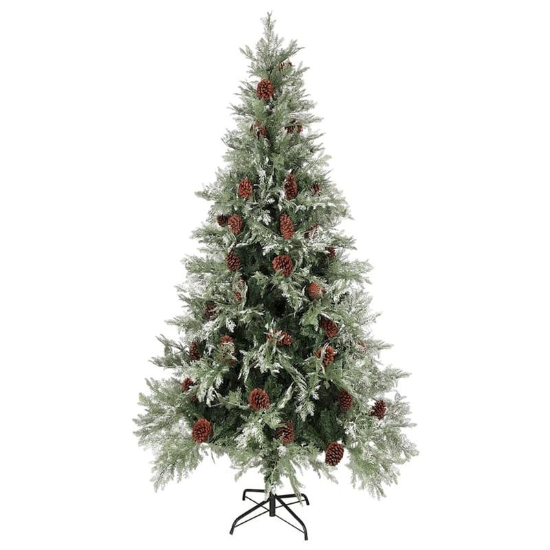 Χριστουγεννιάτικο Δέντρο VidaXL Στολισμένο 2.25cm - Πράσινο/Λευκό