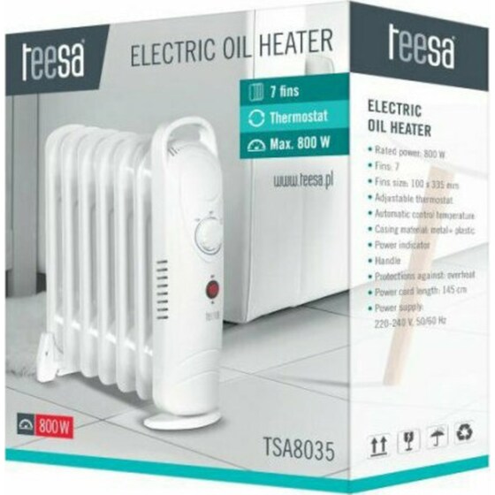 Καλοριφέρ Λαδιού TEESA TSA8035 800W image 3