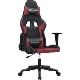 Καρέκλα Gaming VIDAXL 3143694 με Ρυθμιζόμενα Μπράτσα από Τεχνητό Δέρμα - Μαύρο / Κόκκινο