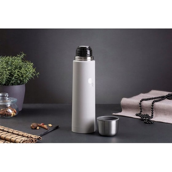 Μπουκάλι Θερμός Berlinger Haus Aspen Collection Ανοξείδωτο Γκρι 1L image 3