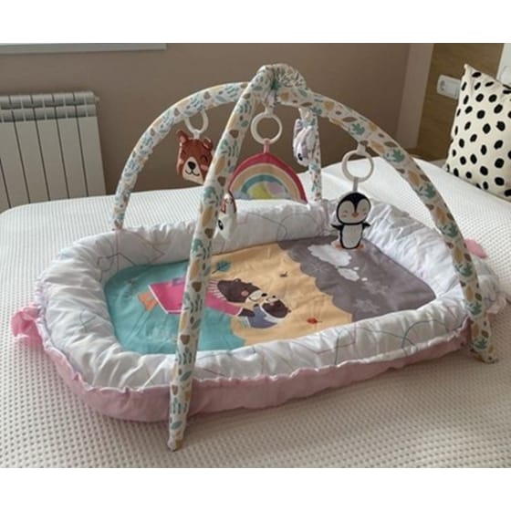 Lorelli Βρεφικό Γυμναστήριο Δραστηριοτήτων Baby Nest Ροζ image 3