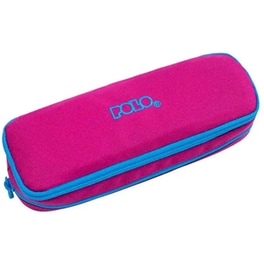 Κασετίνα Οβάλ Polo Duo Box III Fuschia/Light Blue
