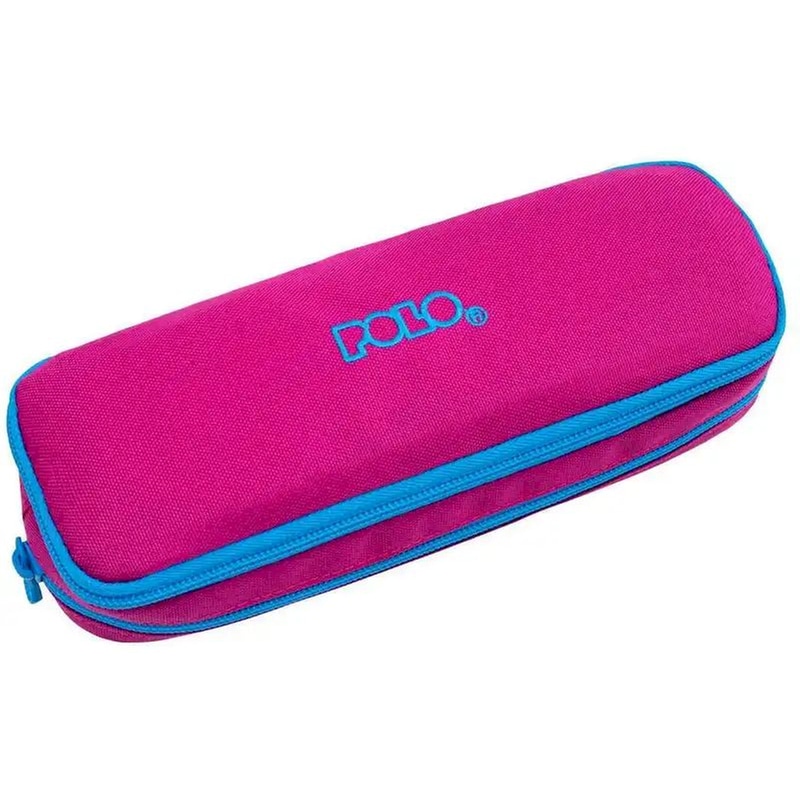 Κασετίνα Οβάλ Polo Duo Box III Fuschia/Light Blue