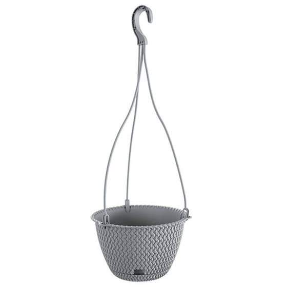 Γλάστρα Κρεμαστή Marhome 6lt Splofy 09-dspw230-405u Φ23x14.5 cm - Γκρι image 0