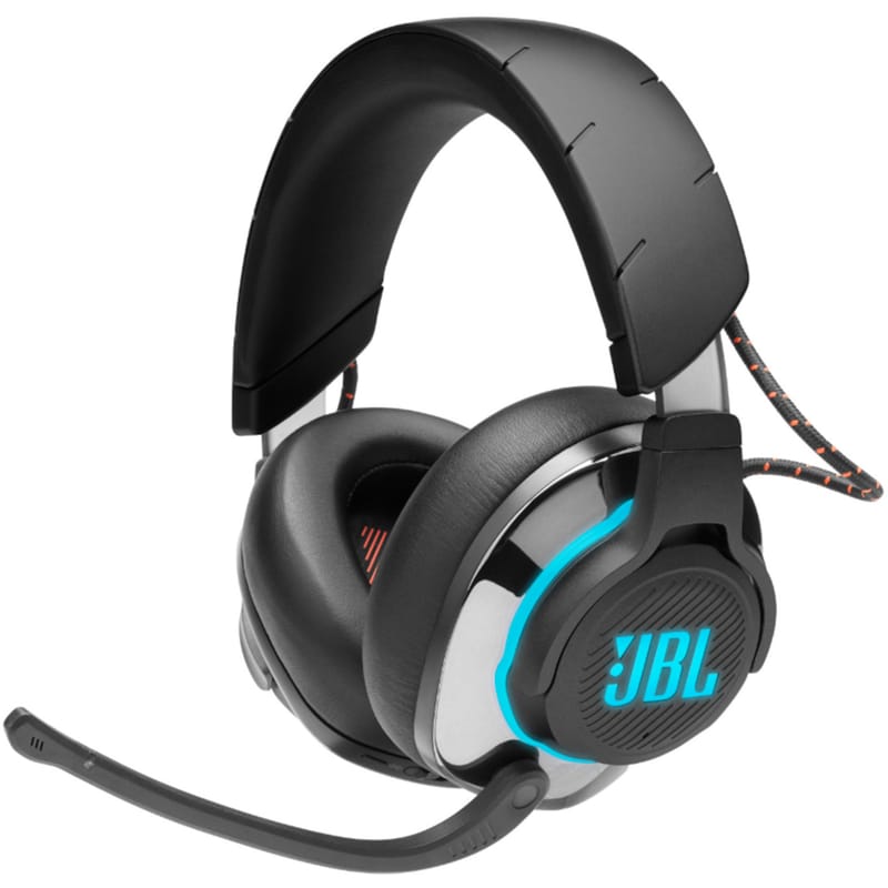 JBL JBL Quantum 810 Gaming Ασύρματα Ακουστικά Bluetooth/3.5mm/2.4 GHz με RGB Φωτισμό - Μαύρα