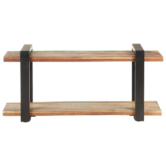 Έπιπλο Τηλεόρασης VidaXL Ξύλινο/Μεταλλικό 90x40x40cm - Kαφέ/Μαύρο image 1