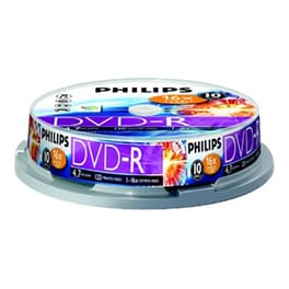 PHILIPS DM4S6B10F DVD-R 4,7 16X 120 TWR 10P