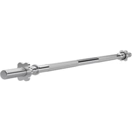 Μπάρα Ίσια Zipro 11926663 Βιδωτή 28mmx120cm 6.2kg από Επιχρωμιωμένο Ατσάλι