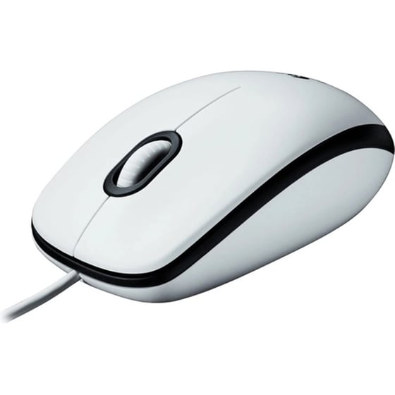 Logitech B100 Ενσύρματο Ποντίκι Λευκό image 1