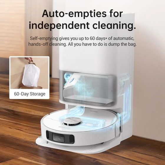 DREAME L10s Ultra Robot Vacuum για Σκούπισμα και Σφουγγάρισμα Λευκό Σκούπα Ρομπότ image 12