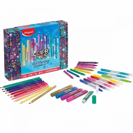 Σετ Ζωγραφικής MAPED Glitter image 1