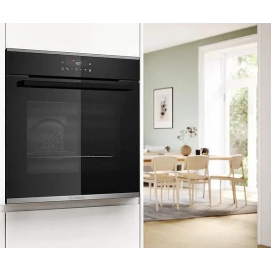 BOSCH HBA272BB3 71 Lt Μαύρο Εντοιχιζόμενος Φούρνος Άνω Πάγκου image 4