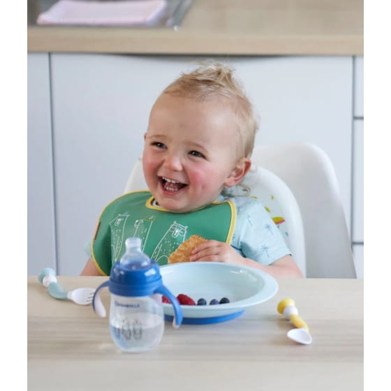 Babymoov Σετ Βρεφικά Πιατάκια Σιλικόνης Αντιολισθητικά 3 Τμχ - Πολύχρωμα image 3