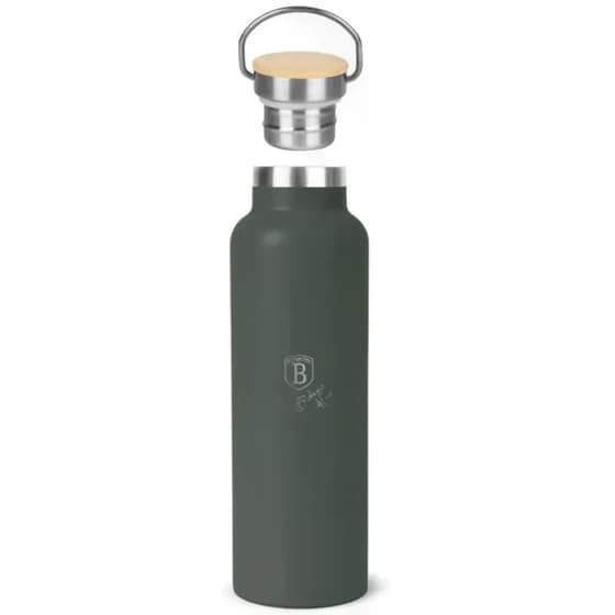 Μπουκάλι Θερμός Berlinger Haus Ανοξείδωτο Matt Green 600ml image 4
