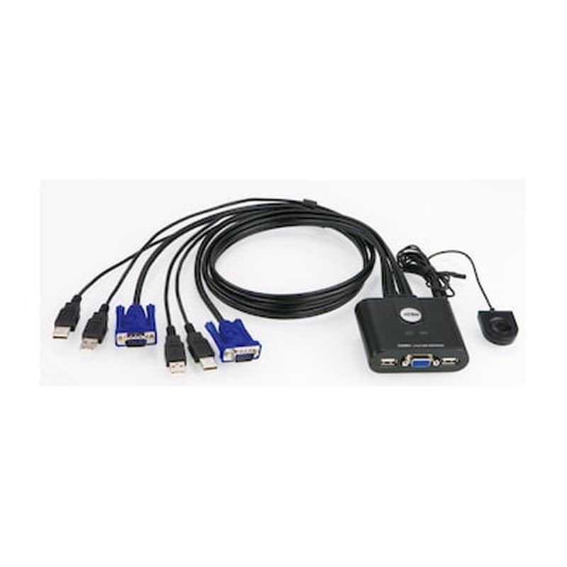 ATEN Aten CS22U KVM Switch Unmanaged 2-Port Black