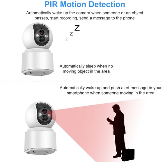 Ασύρματη IP Camera Levofast JK42-VQ001 HD Επιτραπέζια με WiFi image 1