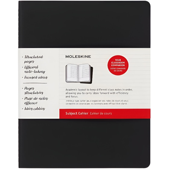 Σημειωματάριο Moleskine Cahier Μαύρο XL (2 Τεμάχια) image 0