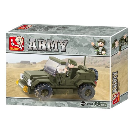 Sluban Τουβλάκια Army, Jeep M38-b0296, 121τμχ image 1