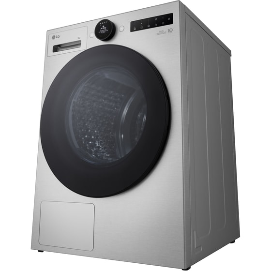 LG RHX7009TSB 9 kg με Αντλία Θερμότητας Ασημί Στεγνωτήριο Ρούχων image 8