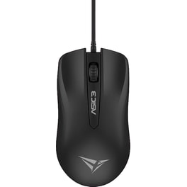 Alcatroz Asic 3 Ενσύρματο Ποντίκι Μαύρο