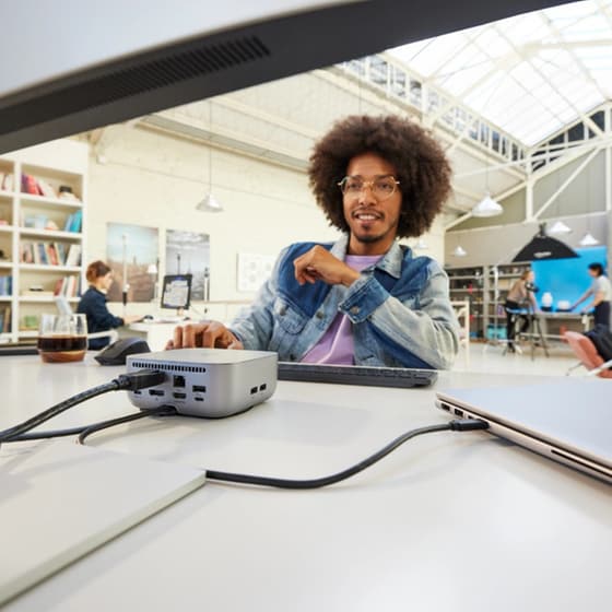 USB Hub HP Thunderbolt 4 Ultra 180W G6 - Μαύρο image 8