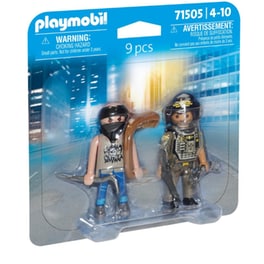 PLAYMOBIL® Action Heroes DuoPack Κλέφτης και Αστυνόμος (71505)