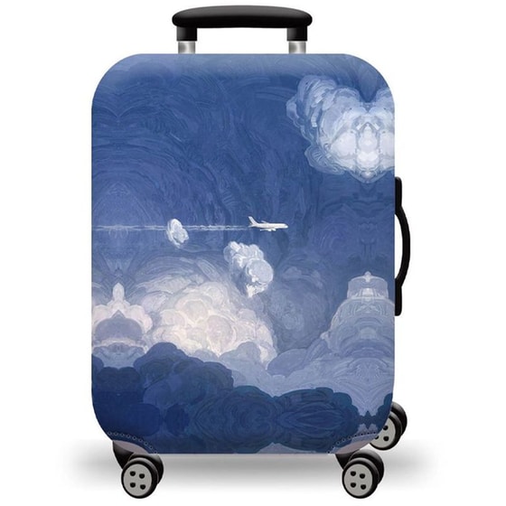 Κάλυμμα Βαλίτσας Amber Medium Airplane Art image 0