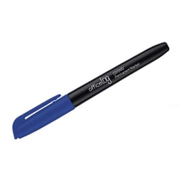 Μαρκαδόρος Ανεξίτηλος Office Log για CD/DVD Μπλε 1.0 mm